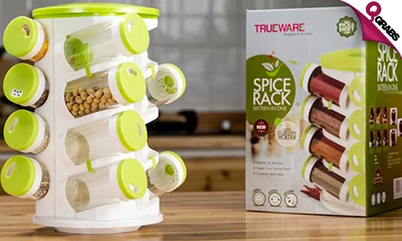 16-in-1 Rotating Spice Rack!